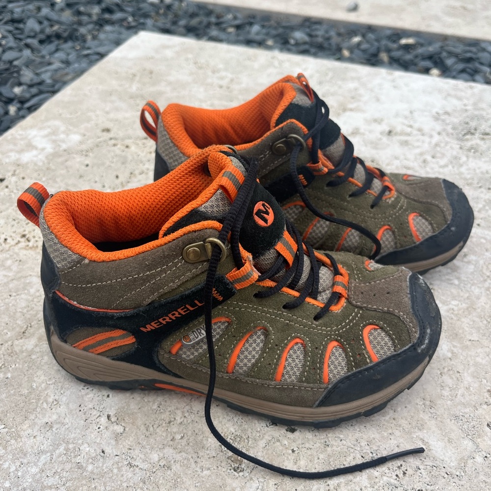 Merrell Kids/Boy Chameleon Mid Lace Wtpf High Rise Hiking Boots Multicolor 13.5